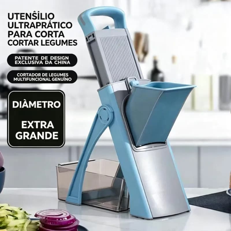 Fatiador Ralador Cortador De Legumes 5 Funções Multifuncional Verduras Frutas batata Chopper