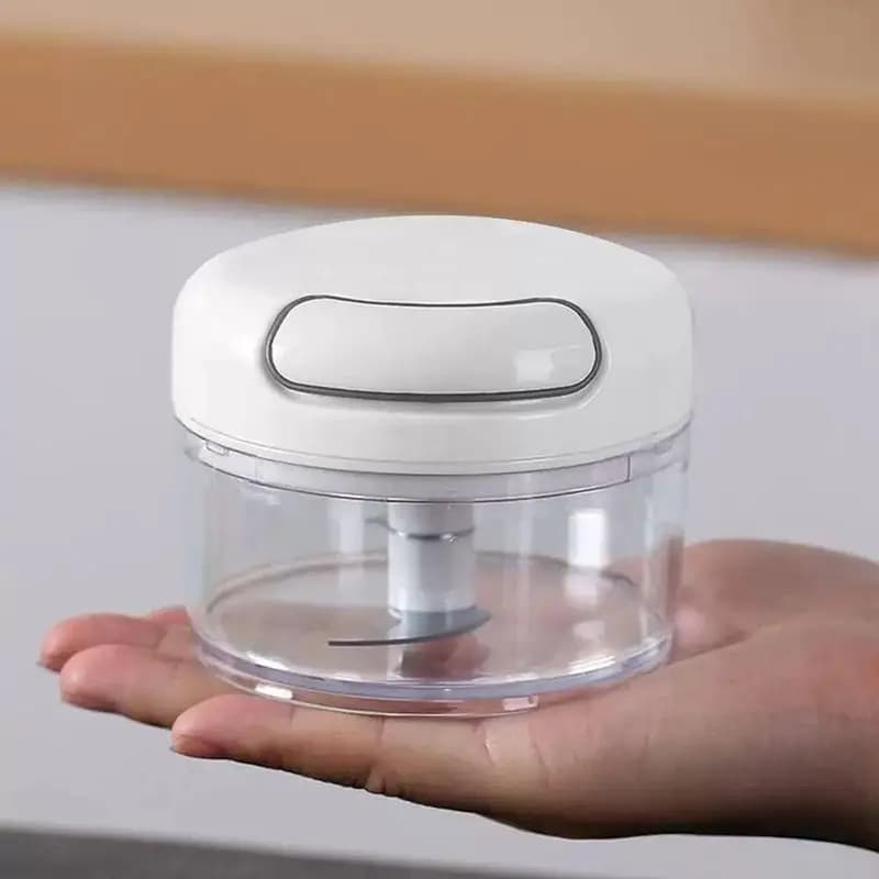 Multiprocessador Manual Em Casa Tem 170ml 2 Lâminas Inox Branco