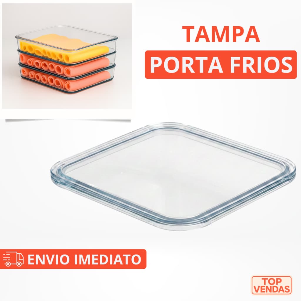 Tampa Porta Frios Acrílico Resistente
