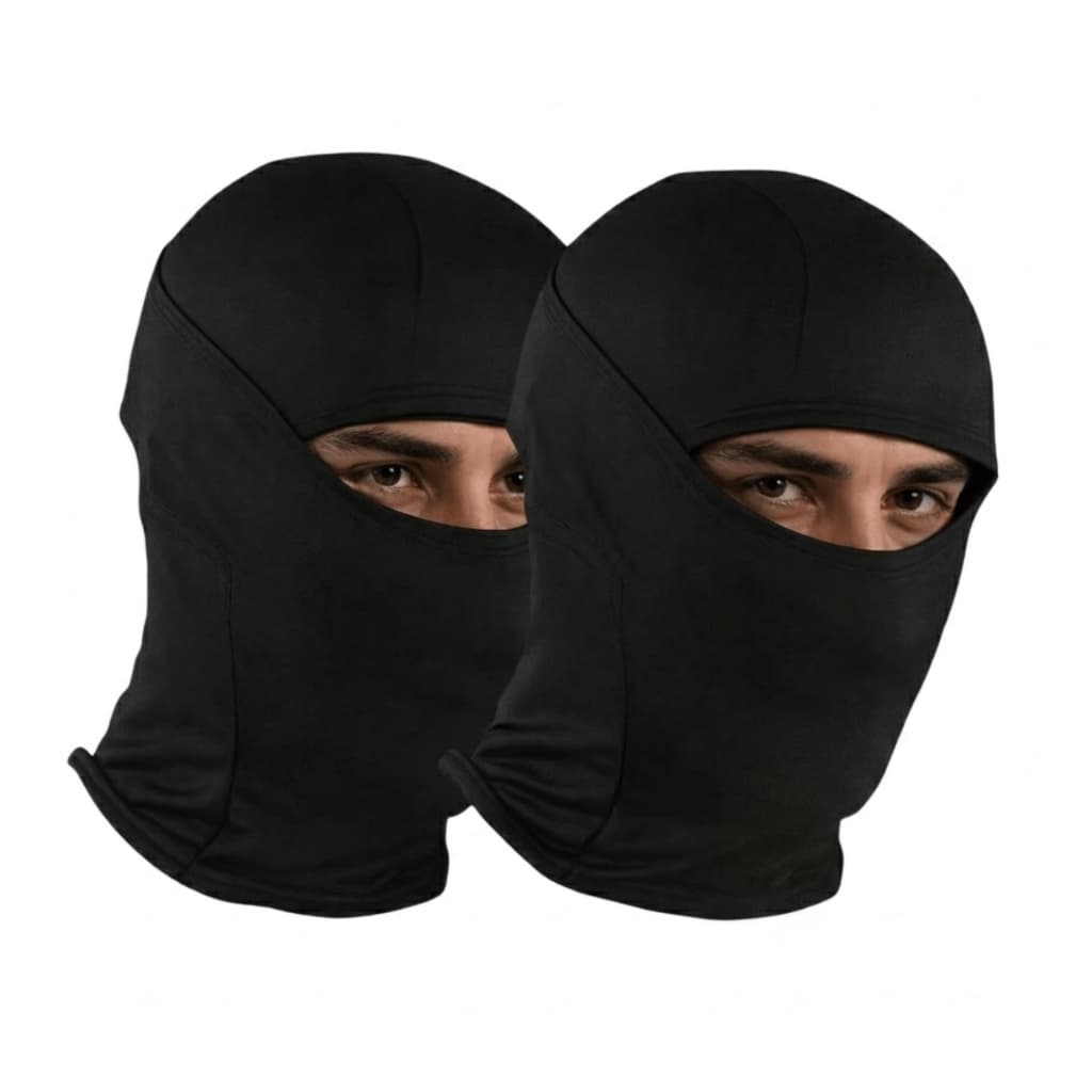 Touca Balaclava Ninja Mascara Térmica Peluciada Unissex Proteção Frio e Sol Moto Bike Inverno