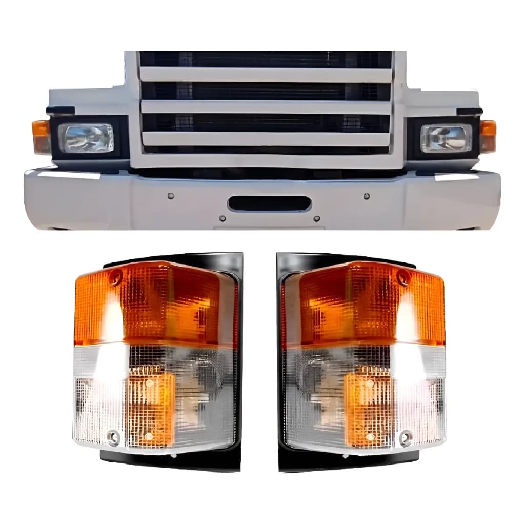 Lanterna Seta Pisca Compatível Com Scania T R 112 113 143 Bicolor Âmbar Cristal