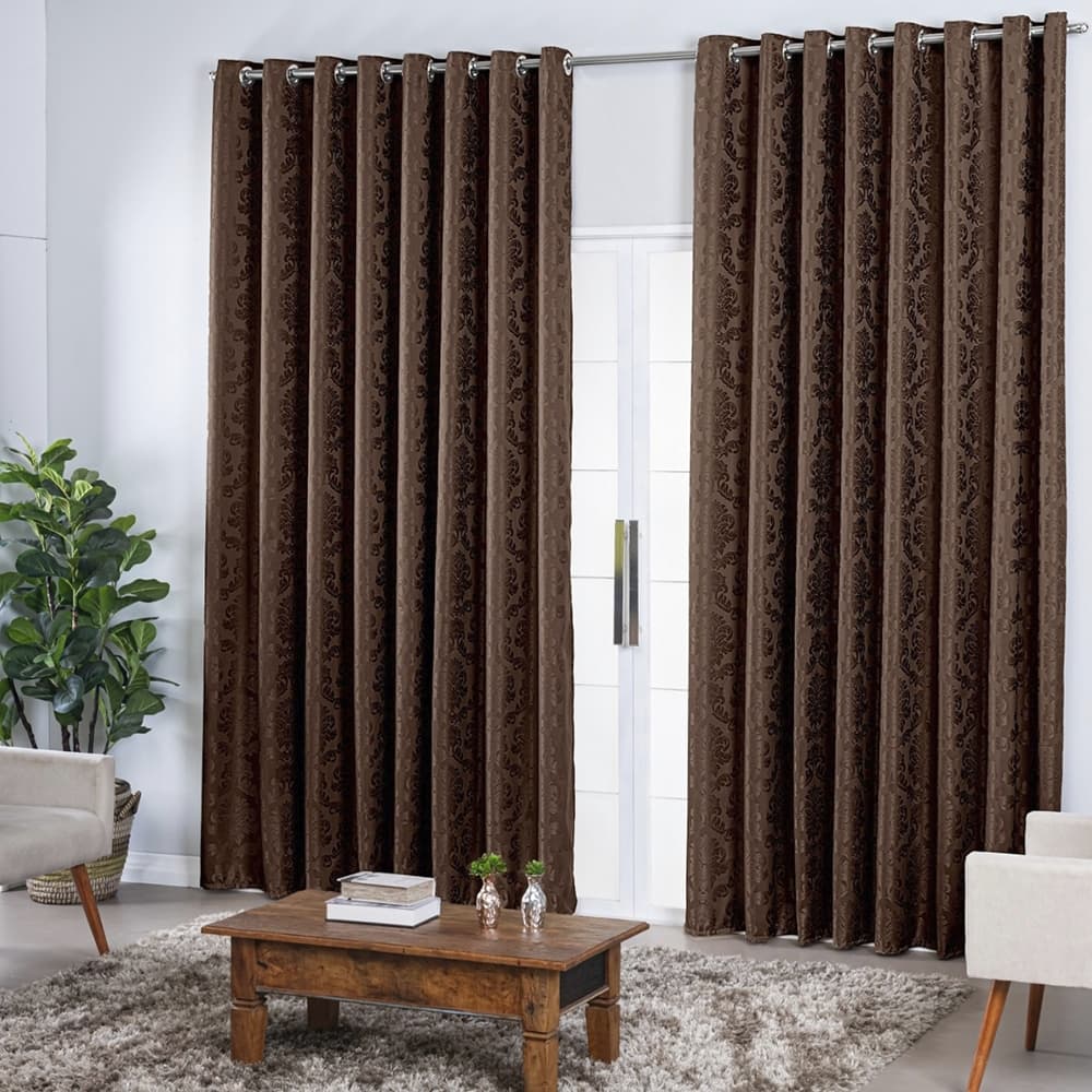 Cortina Jacquard Sala E Quarto 6,00 x 2,50 (L x A) Sala e Quarto