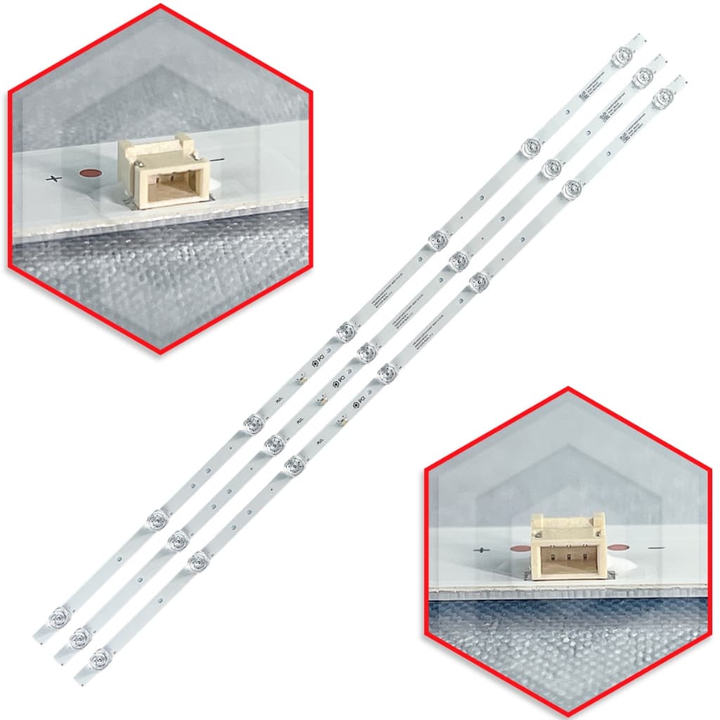 Kit Barras de Led 43PFG6825 HRSH554043ES19 para TV