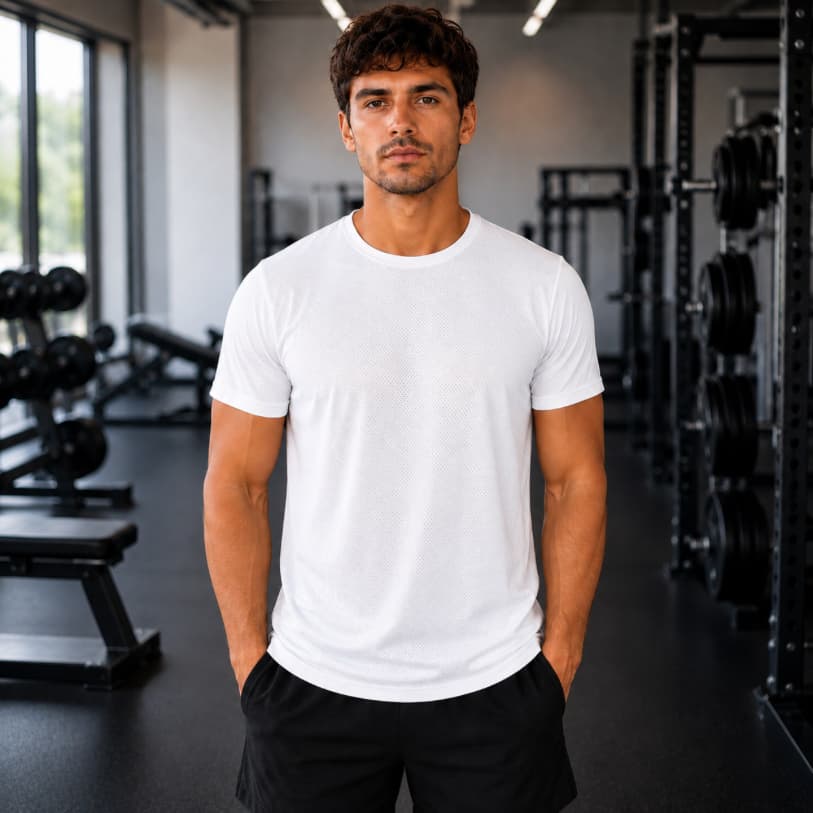 T Shirt Dry Poliamida Masculina Manga Curta Academia Esporte Treino Fitness Várias Cores Promoção