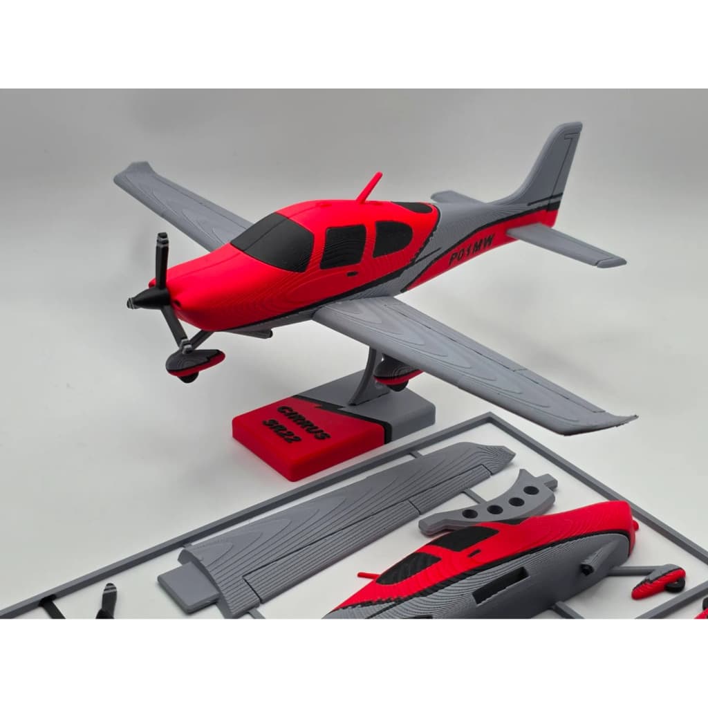 Cirrus SR22 Kit de Montar avião kit card kit cartão - miniatura Colecionavel