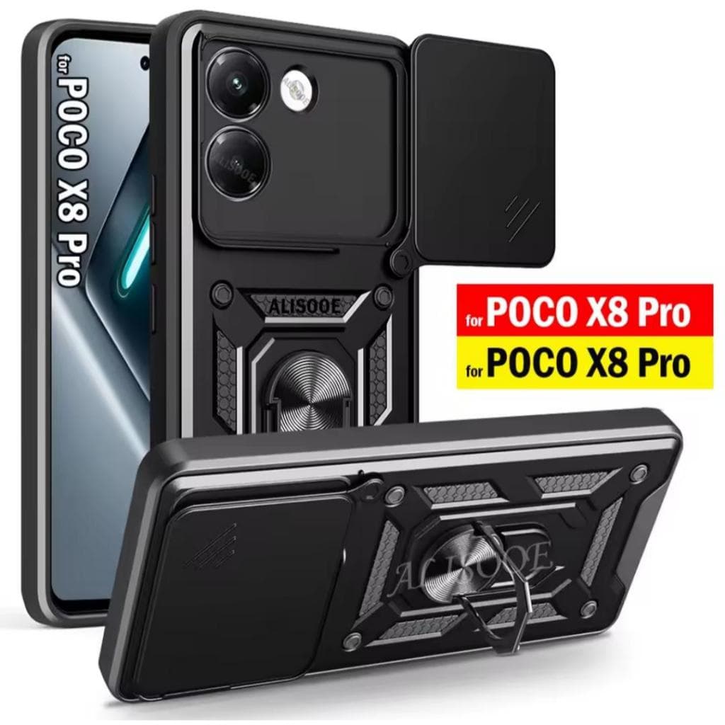 Capa Capinha Poco X8 Pro - Protetora Resistente Anti Impacto Queda - Cor Preto