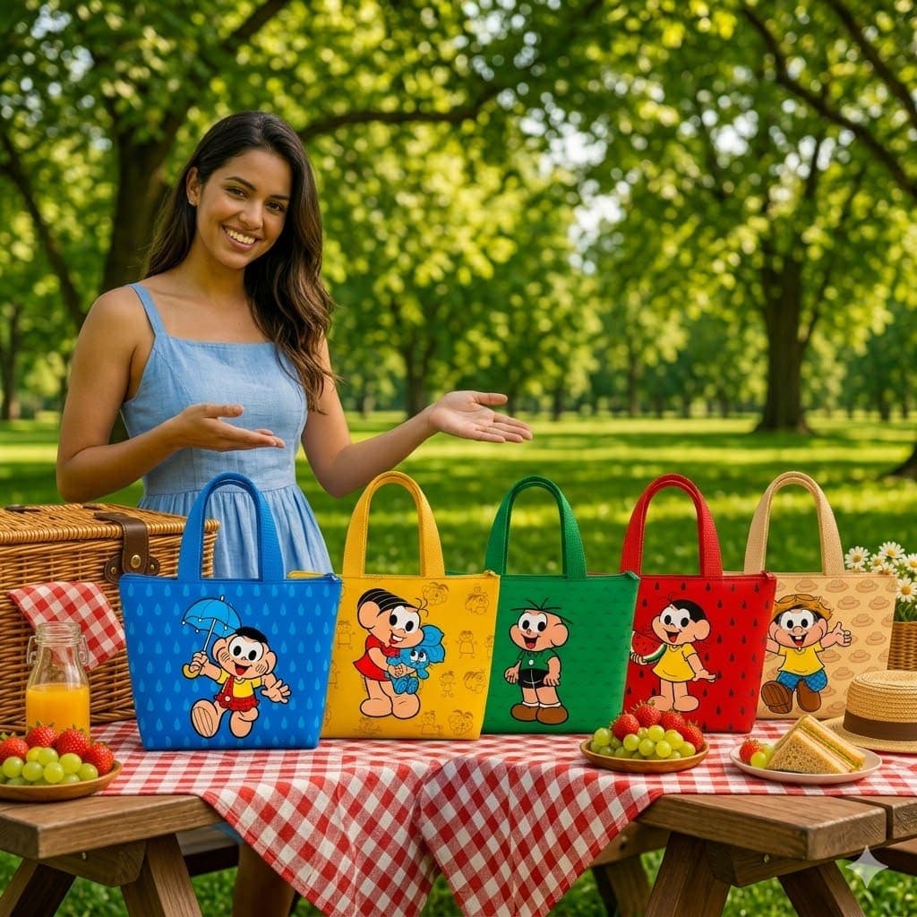 Sacolinha Turma da Mônica para eventos especiais.  KITS 10/20/30 unidades SEM PERSONALIZAÇÃO