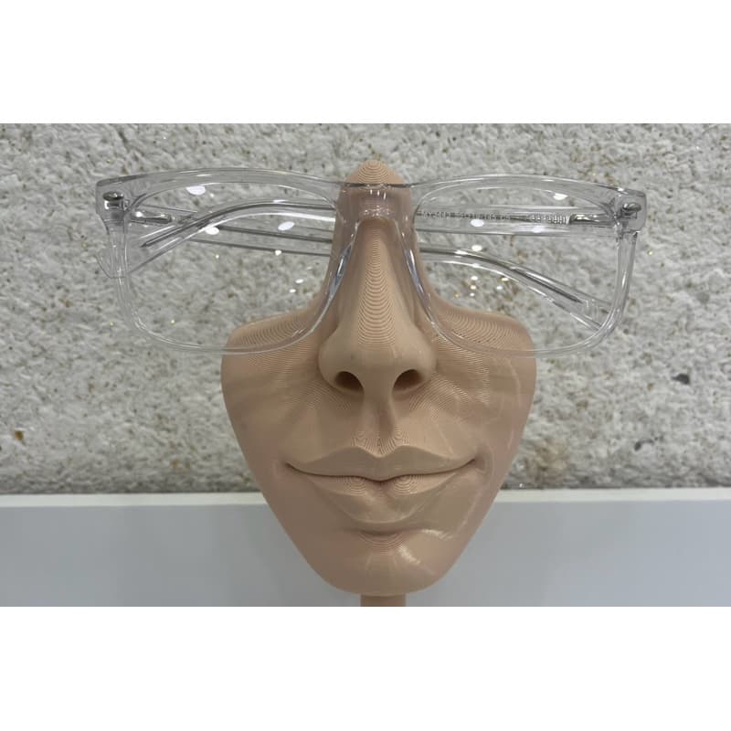 Armação quadrada transparente