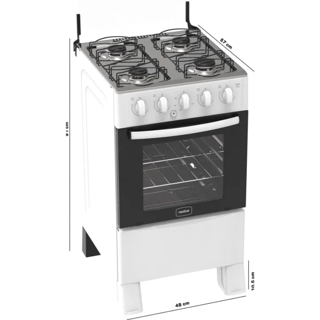 Fogão Ares Plus 4 Bocas Branco