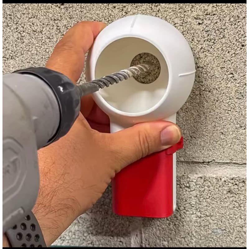 Broca de bico rotativo, caixa de poeira, design eficiente de coleta de poeira, adequado para perfuração