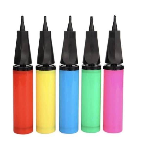 2 Bomba Manual Para Inflar Encher Bexiga Balão