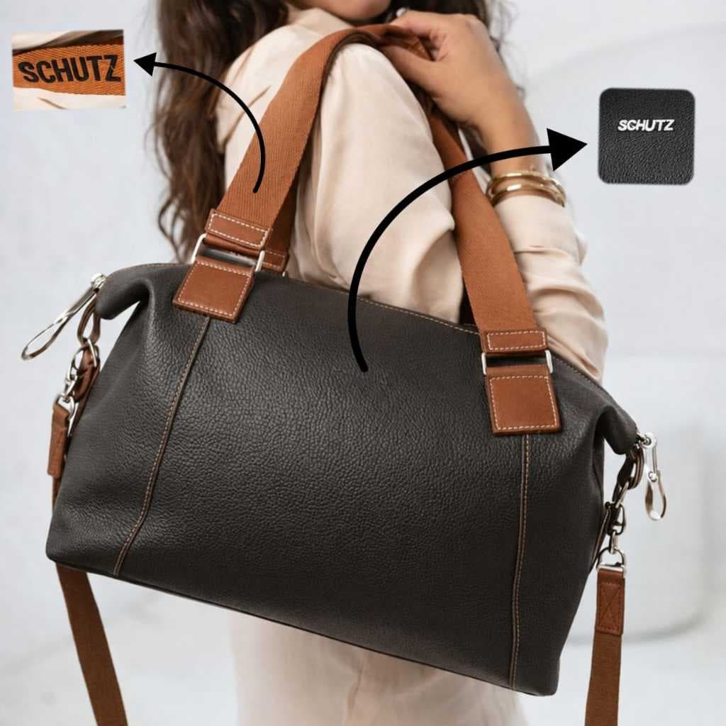 Bolsa Feminina Executiva Grande para Trabalho Casual Elegante com Alça Regulável