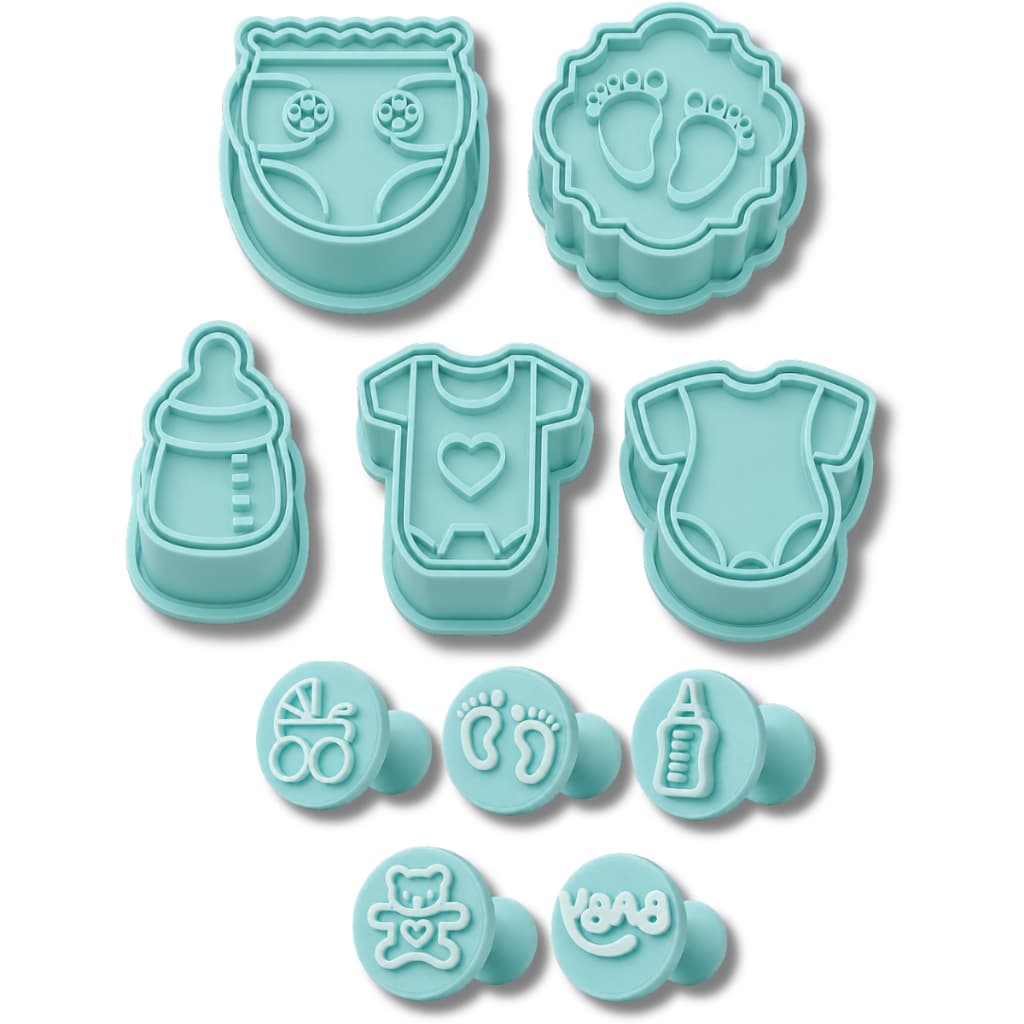 Ejetor Carimbo de Docinhos Doces Brigadeiro Chá de Bebê Reveleção Confeiteiro Personalizados