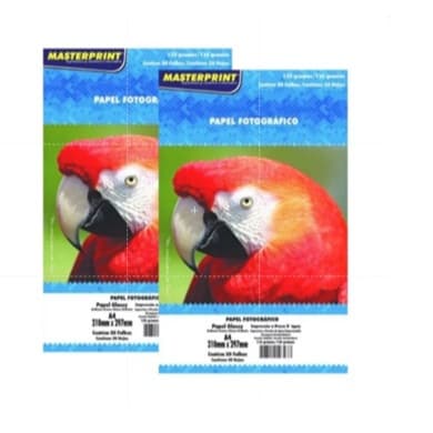 200 Folhas Papel Fotografico 135g Glossy A4 Masterprint SUPER PROMOÇÃO!!!!!!!!!!