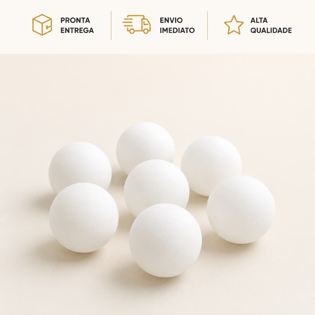 Kit com 6 Bolinhas de Ping Pong – Alta Qualidade, Ótimo Quique e Ideais para Treino Sortidas
