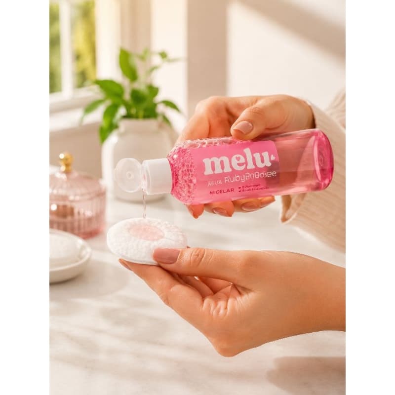 Água Micelar Melu Remove Maquiagem e Hidratanta a Pele 100ml Ruby Rose