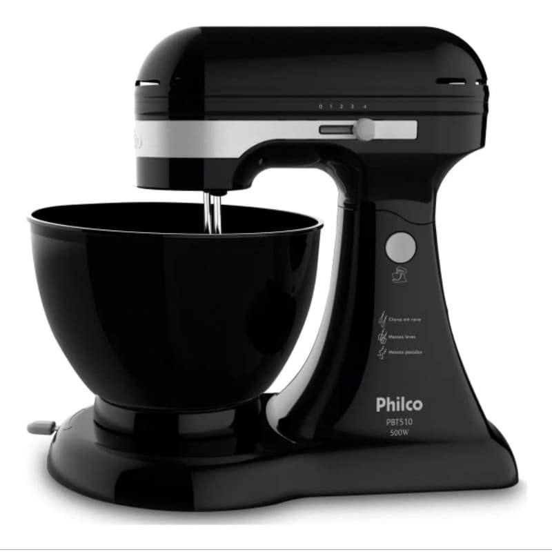 Batedeira 5 Litros 500w Pbt510 Preta 110v Preto