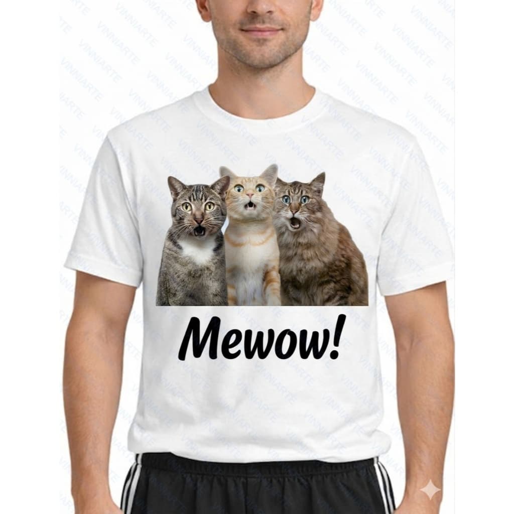 Camiseta blusa feminina masculina unissex pet pets cat frase divertida Mewow