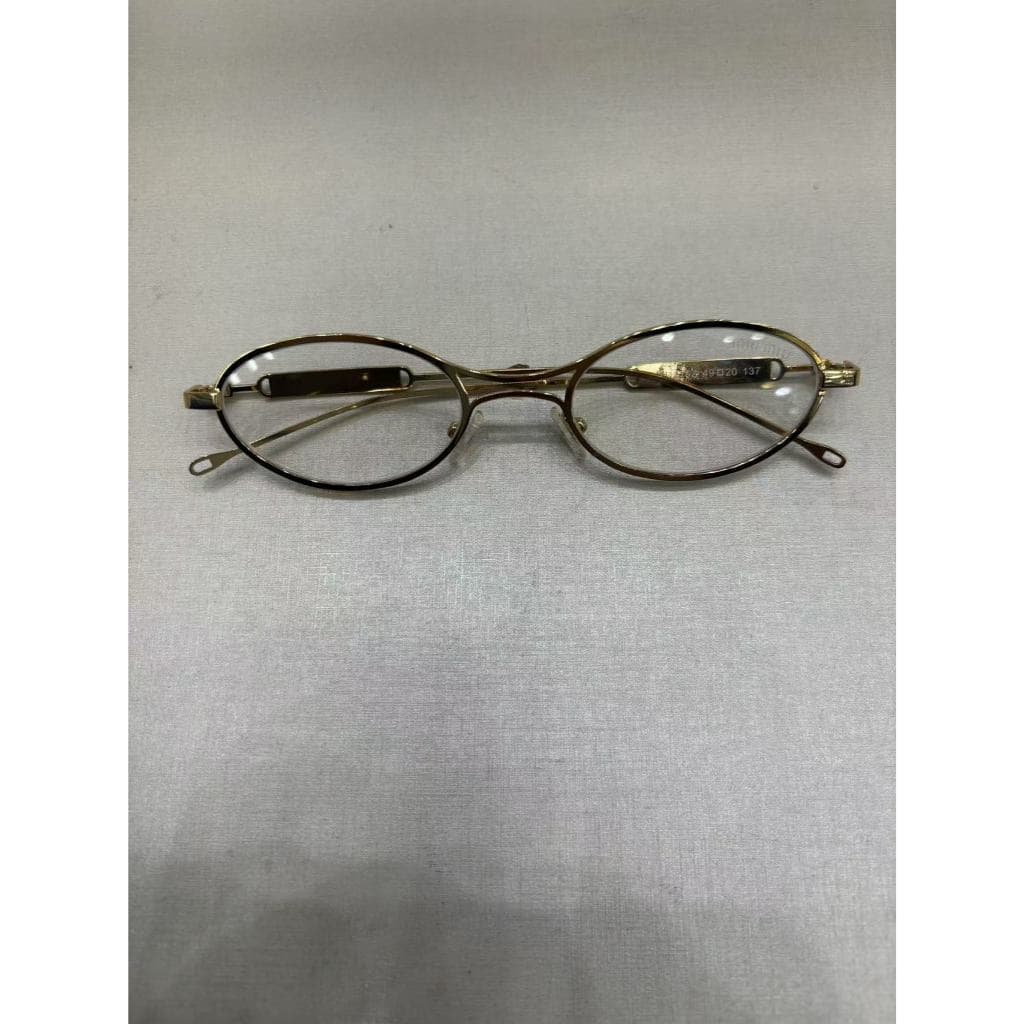 Óculos Oval metal novo modell ss