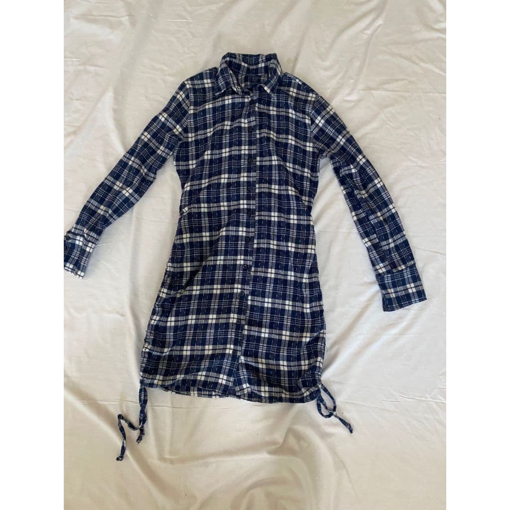 Blusa vestido xadrez são joão botão inverno