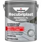 Membrana PU Alumínio 18Kg Impermeabilizante Para Laje Telhado Manta Aluminizada