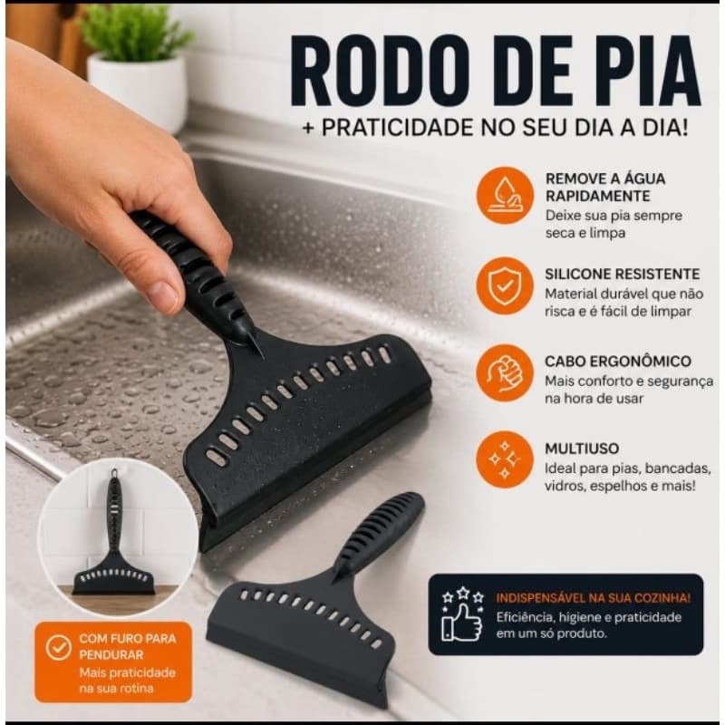 rodo de pia 12 cm/ rodinho de pia