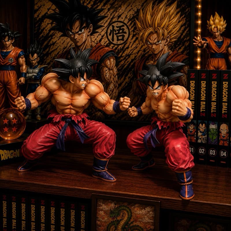 Goku Action Figure Goku Kaioken Saga Sayajin Kamehameha Bandai