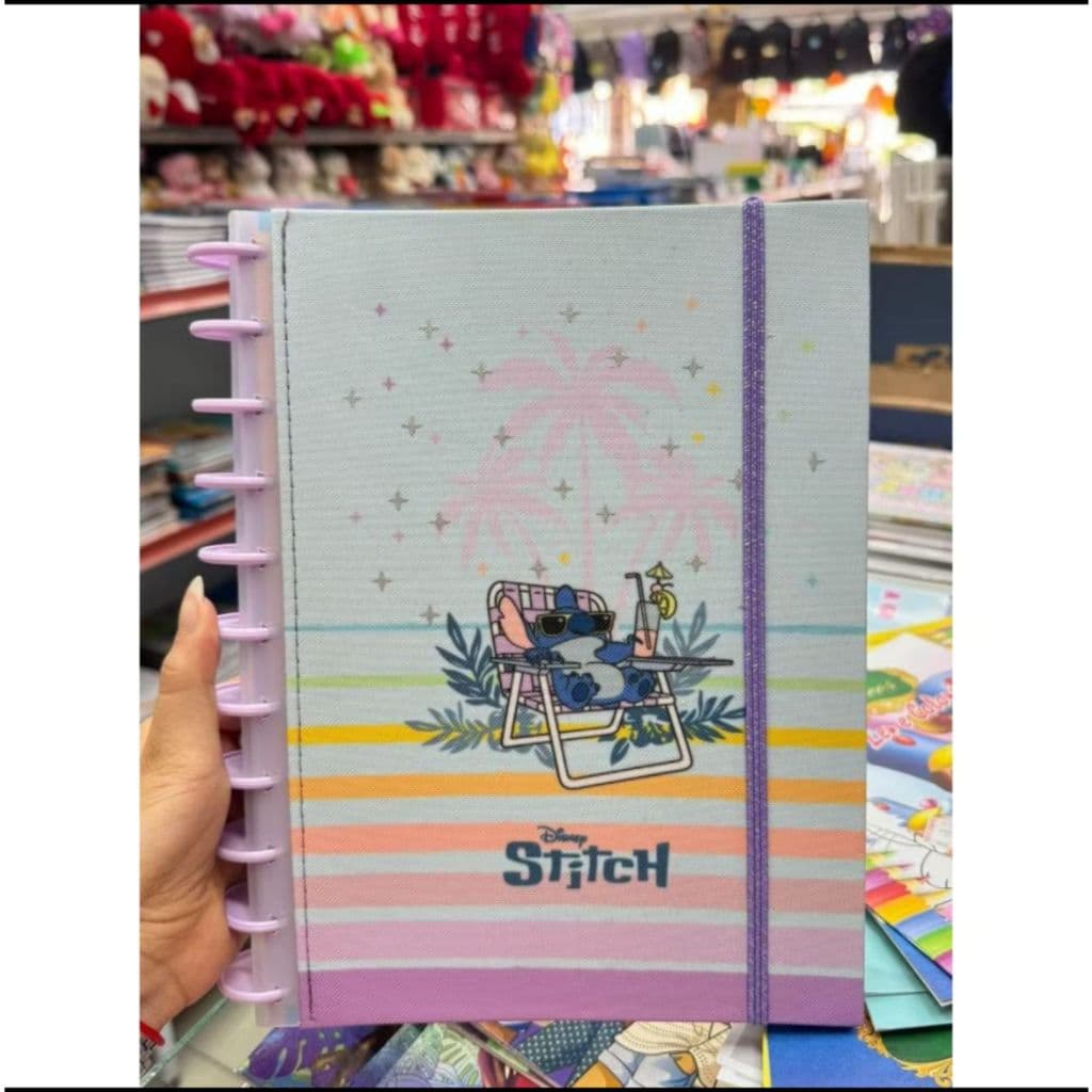 CADERNO UNIVERSITARIO DISCBOOK 90 FOLHAS STITCH FORONI