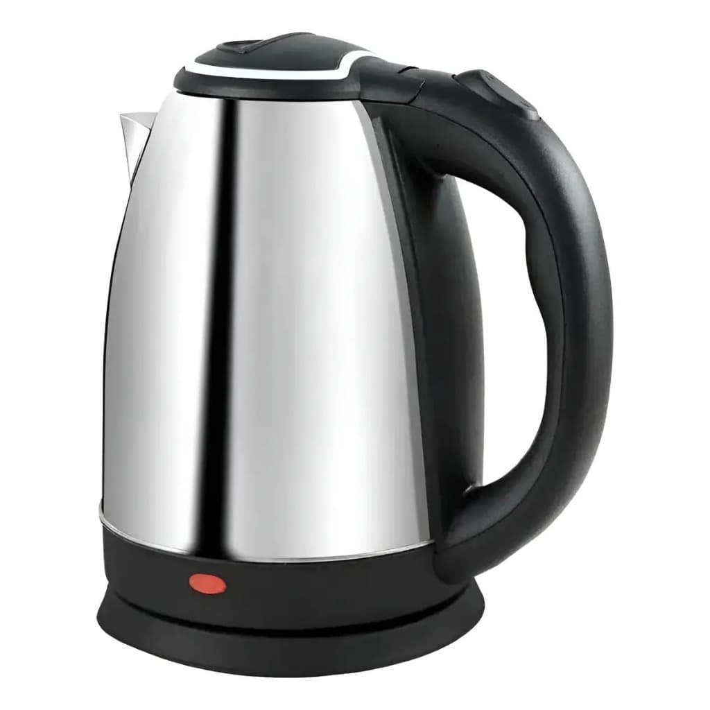 Chaleira Jarra Elétrica  Inox  2l Café Chá 127/220v preto