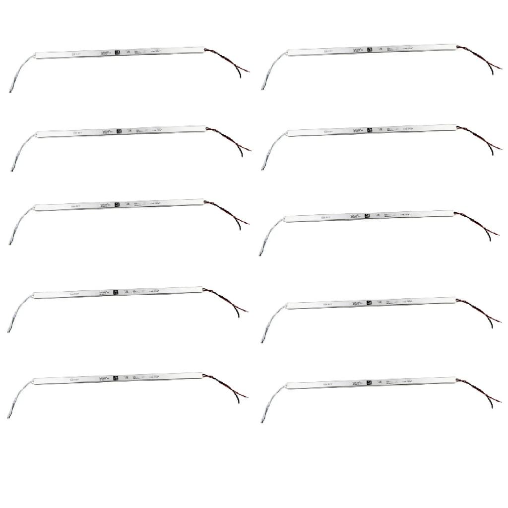 Kit 10 Fonte Slim Driver 24v 5a 120w Perfil Fita Led Bivolt
