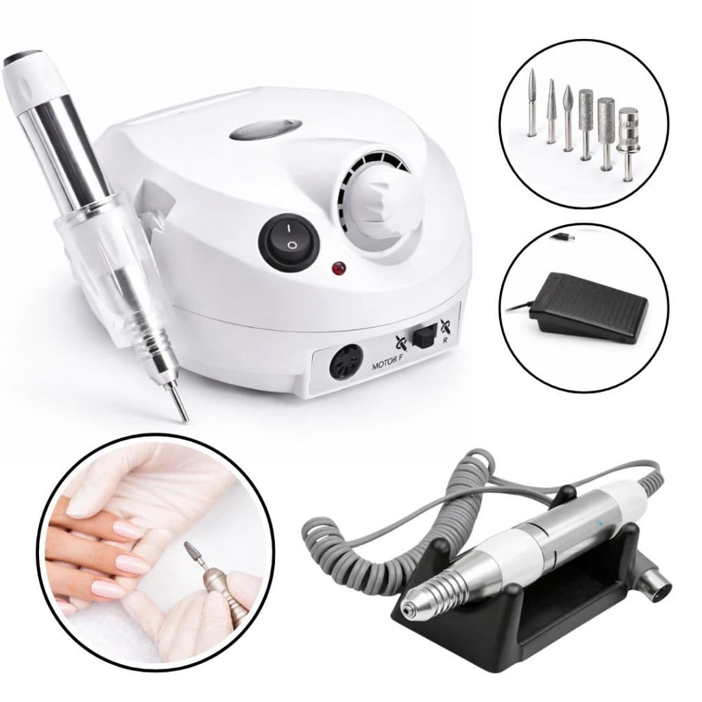 Porquinho Lixadeira Motor Nail Drill Profissional para Unha Gel Bivolt