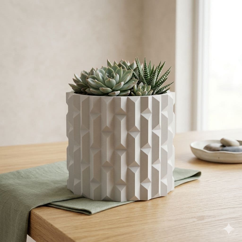 Vaso Decorativo Planta Suculenta Sassy Moderno Mininalista Para Mesa Sala