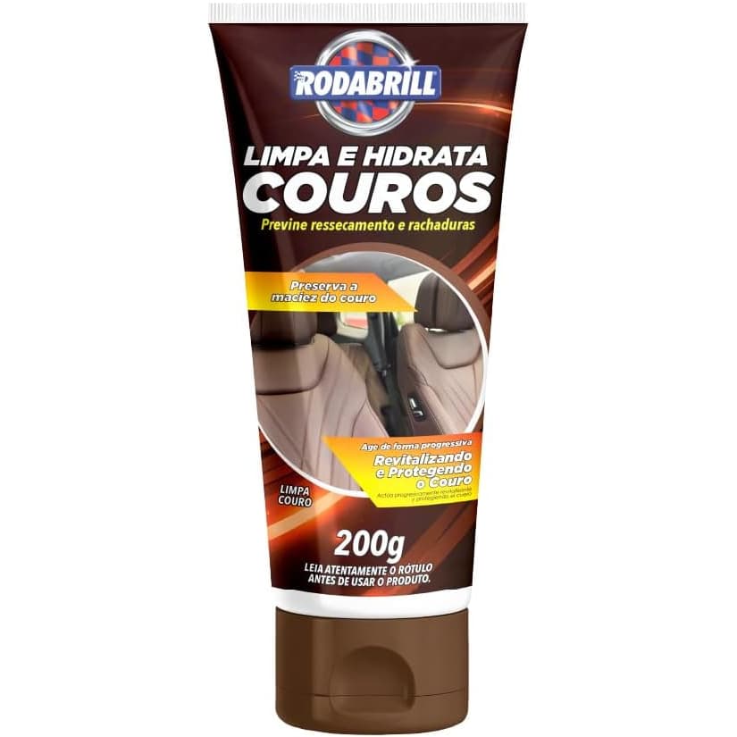 Limpa E Hidrata Couros Rodabrill Bancos Sofás Casacos Roupas