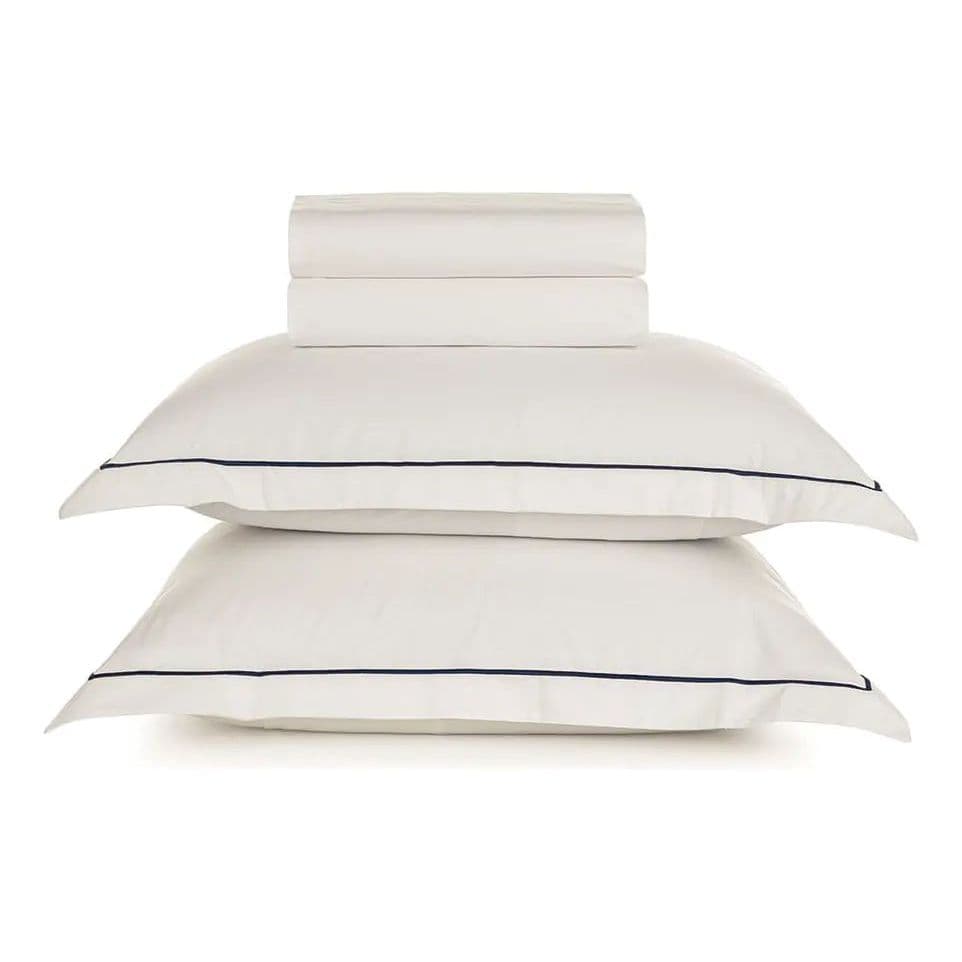 Jogo De Cama King Karsten Deliz Percal 200 Fios Branco