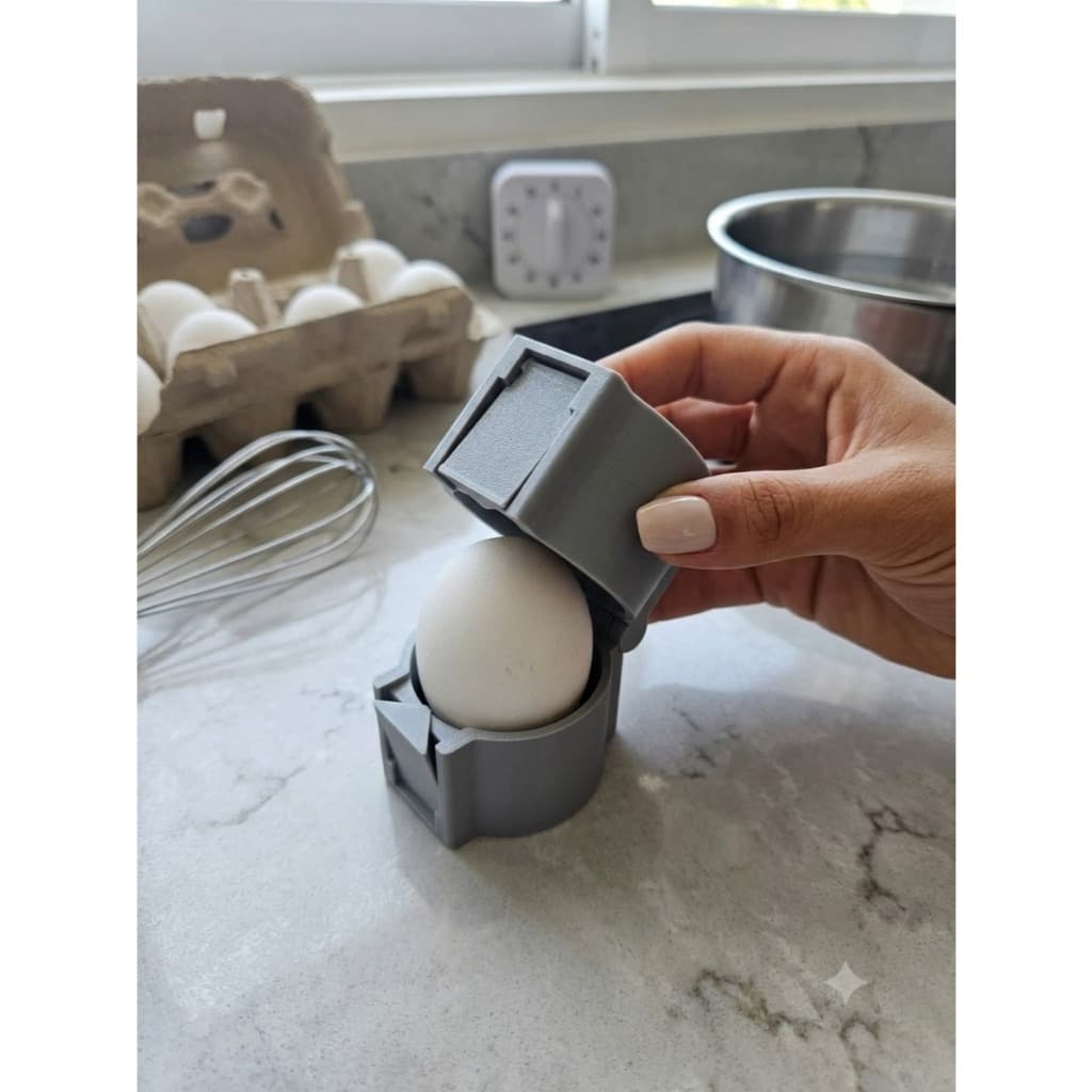 Quebrador De Ovo Prático Para Cozinha Utilidade Doméstica 3 Cores