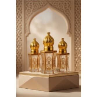 Kit 3 Perfume em Óleo Árabe Marrakesh 6ml – Sofisticação e Elegância em Cada Gota