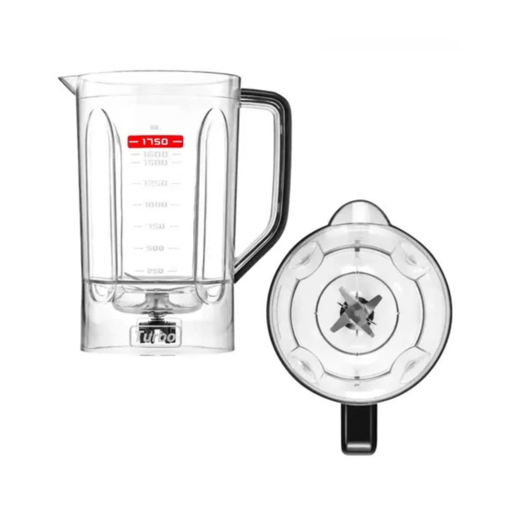 Copo 1750ml de liquidificador  para turbo power s/filtro sem tampa