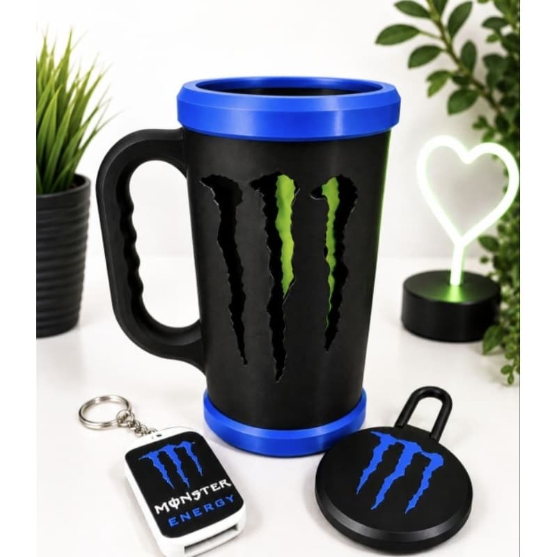 Porta Lata Monster Caneca Estilo Copo 473ml Alta Resistência Design Ergonômico