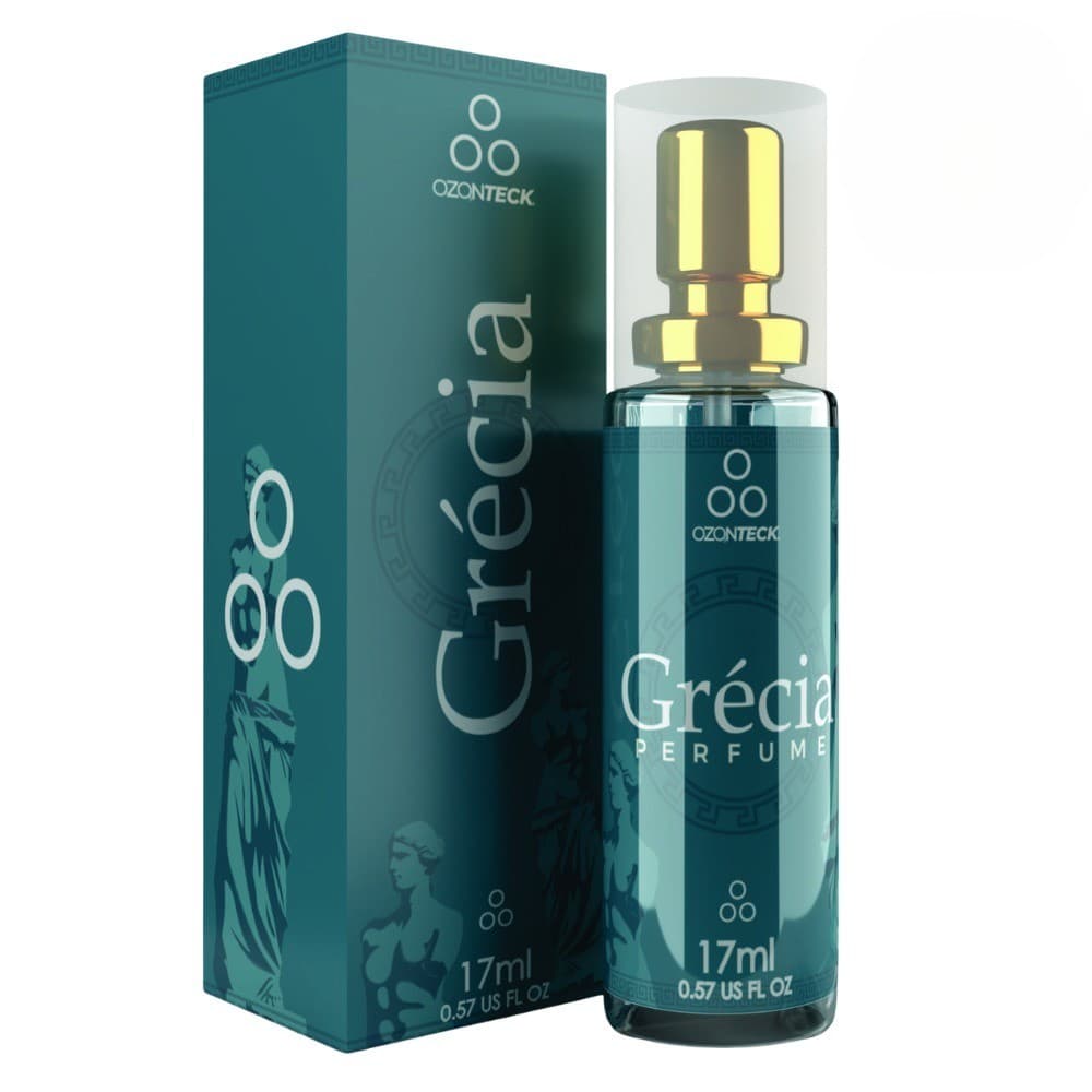 Perfume Feminino Grécia Ozonteck 17ml | Alta Fixação 33% Essência | Elegante Sedutor Magnetico