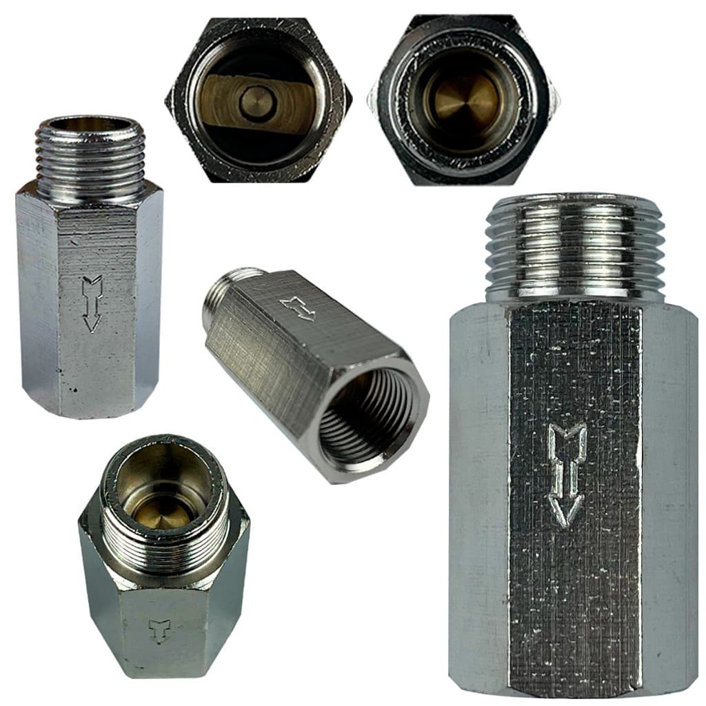 Válvula De Retenção Pneumática 3/8 Suspensão A Ar Compressor