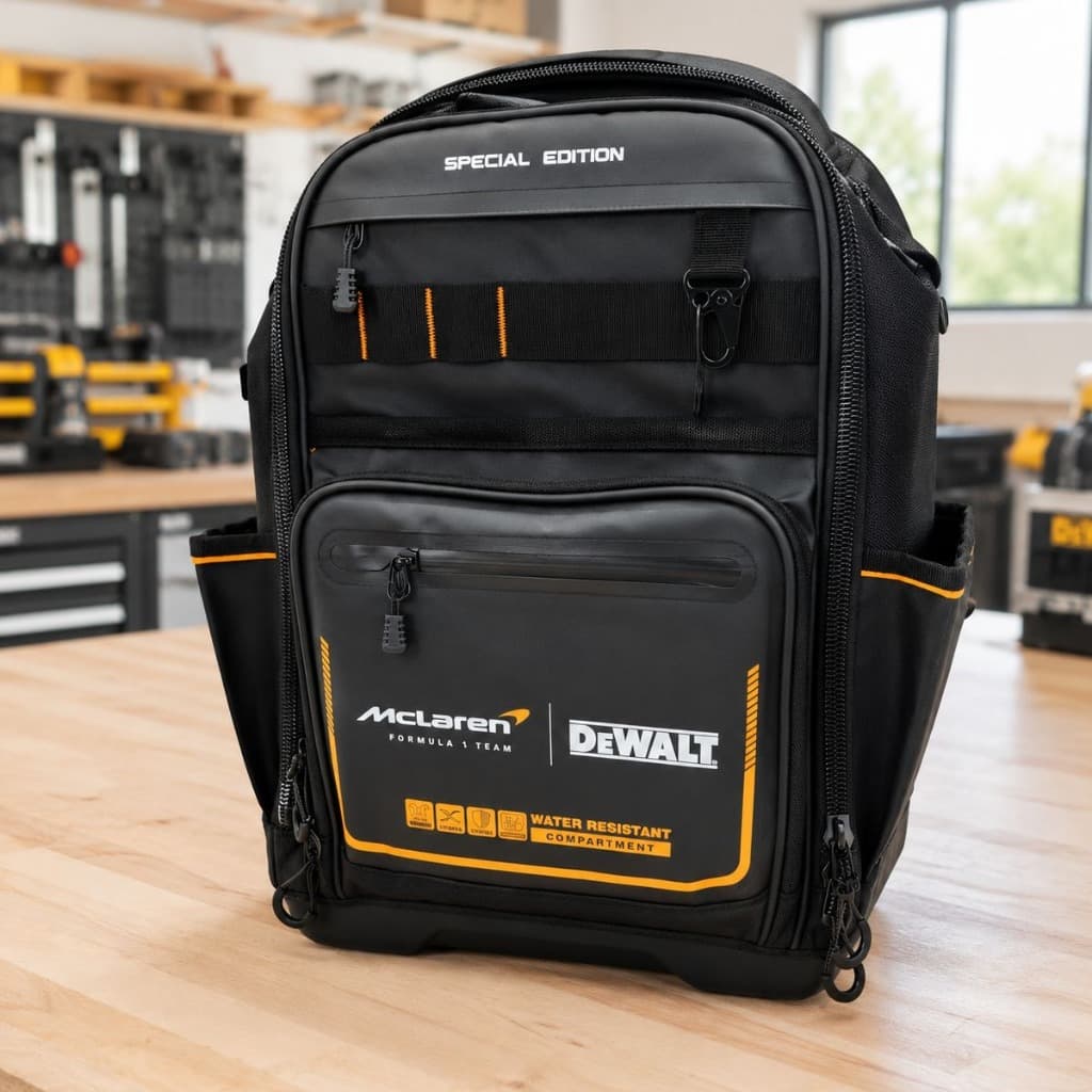 Mochila para Ferramentas 18'' Edição McLaren 43 Bolsos DWST60122-1 DeWalt