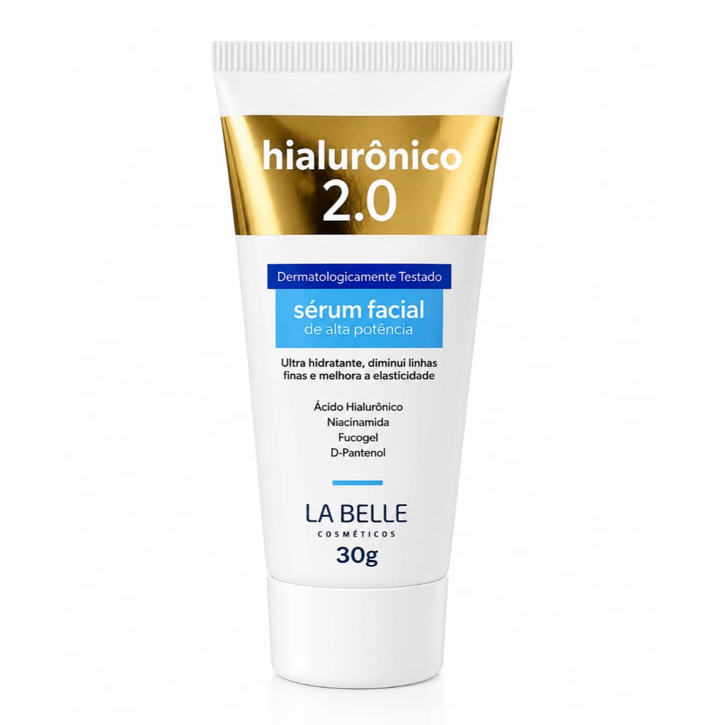 Sérum Facial Hialurônico 2.0 Alta Potência - Pele Jovem e Hidratada 30g