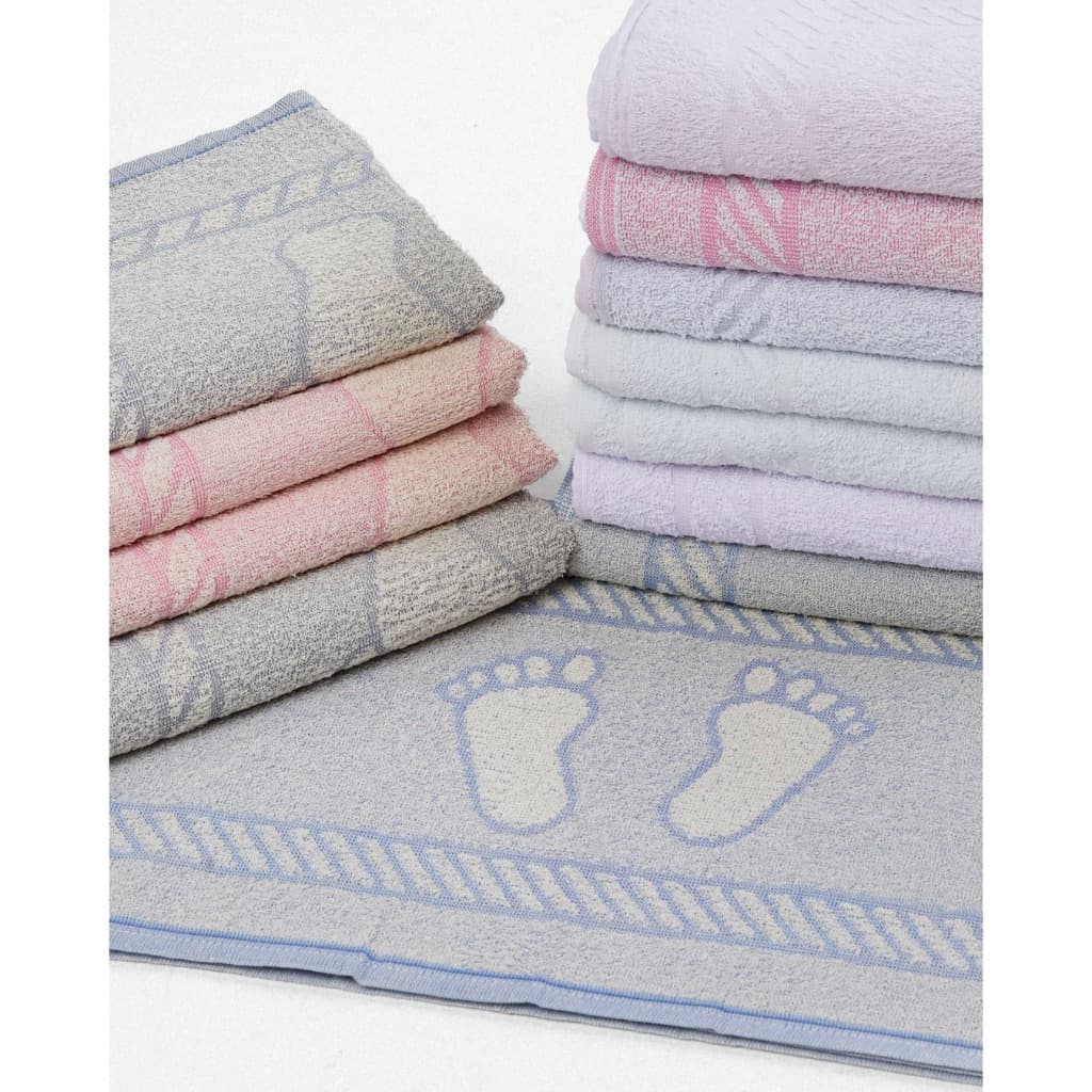 Kit Piso Para Banheiro Pezinho Atoalhado Tapete Absorvente Macio Premium