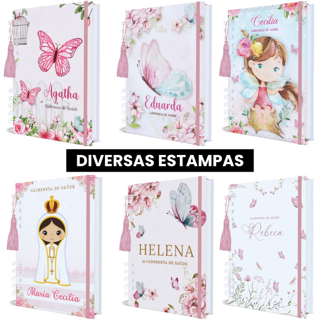 Caderneta De Saúde Menina Modelos 3