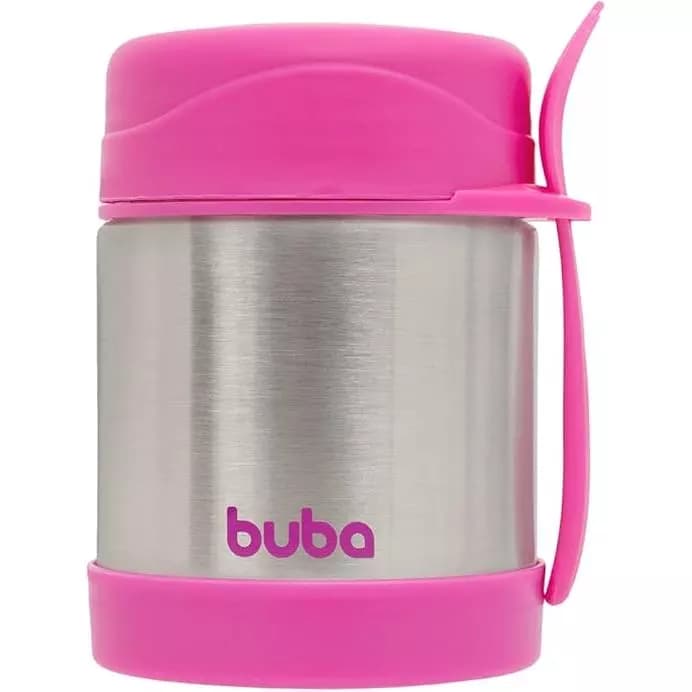 🌡️🥤 Pote Copo Térmico Metálico Buba – Azul ou Rosa - Parede Dupla