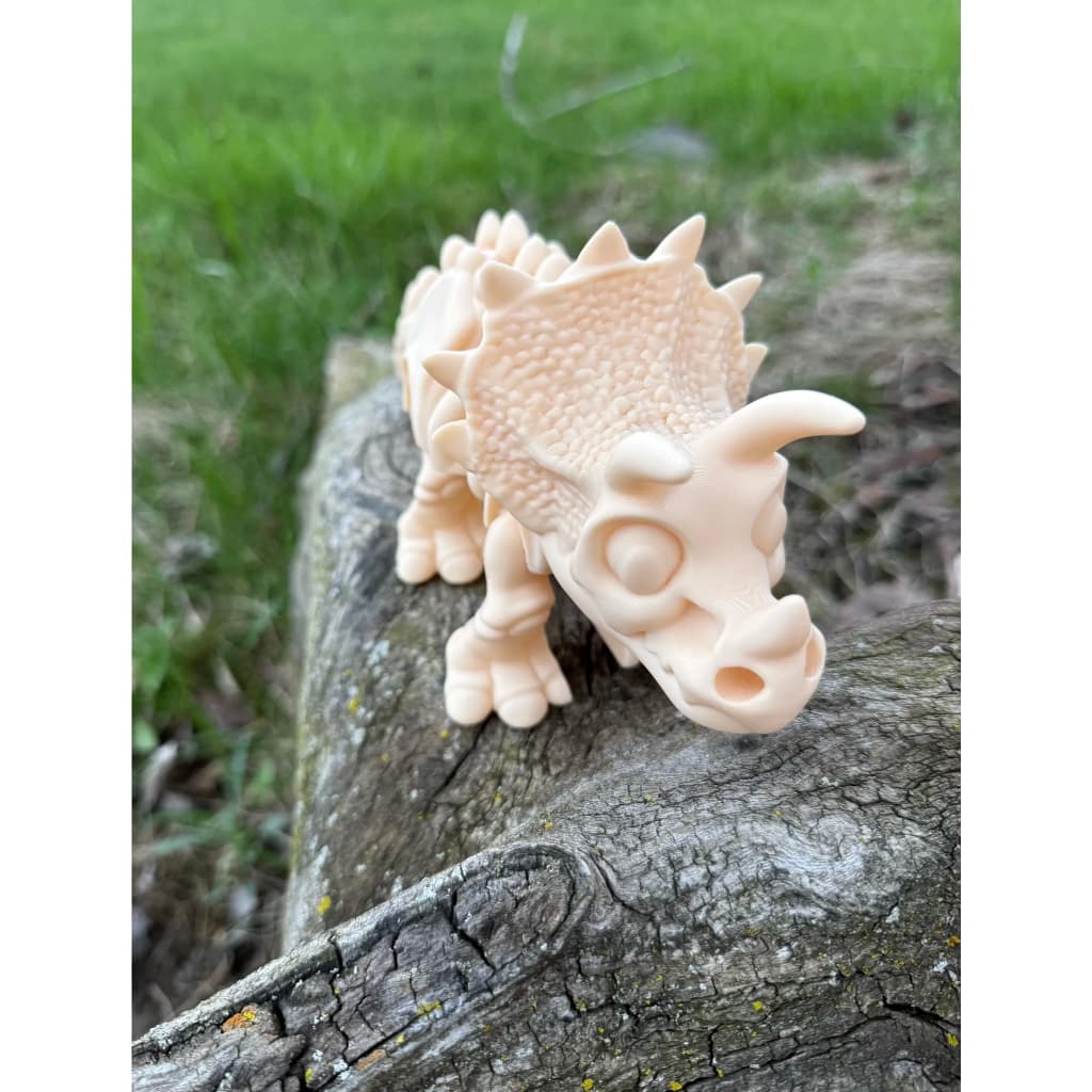 Triceratops Articulado Esqueleto Dinossauro Esqueleto - Brinquedo Aquario Enfeite para Aquario Afunda