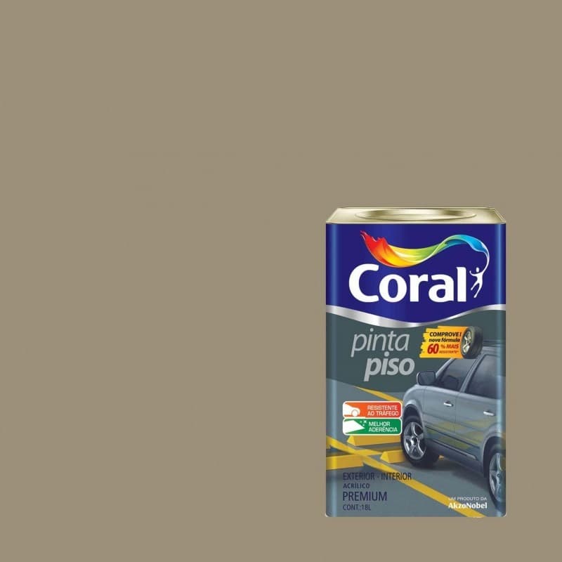 TINTA PISO CORAL COR  CONCRETO PROFICIONAL 18 L