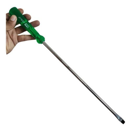 Chave De Fenda 3/8x14 Pol. Ponta Imantada Aço CRV Profissional Longa Magnética Uso Mecânico Industrial