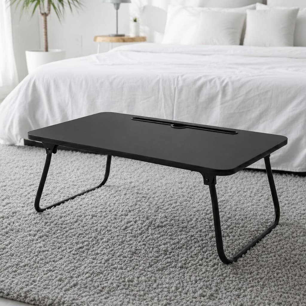 Mesa Portátil Multiuso Homeoffice Computador Mesinha Lanche Madeira