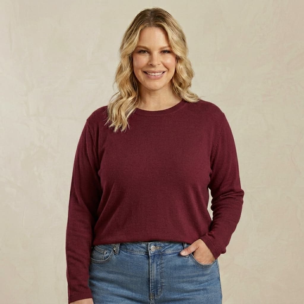 Blusa Plus Size Feminina Manga Comprida Viscolycra Soltinha Confortável Moda Casual Elegante